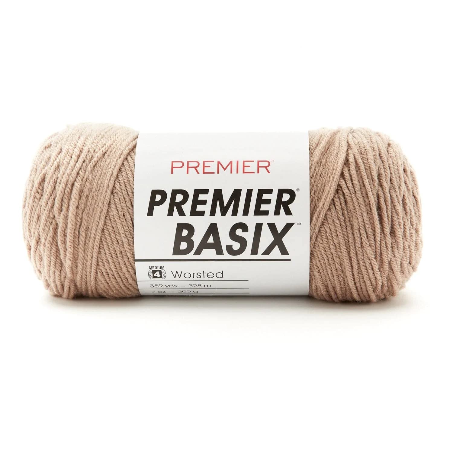 Amazon.com: Premier Yarns Basix, Solid Worsted Yarn, Made of
